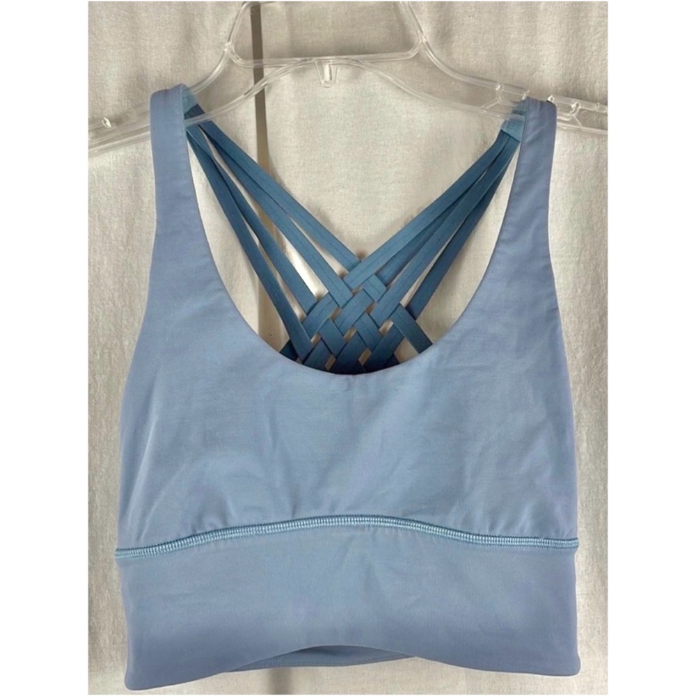 Lululemon Free To Be Moved Bra Cascade Blue / Slate Blue 6